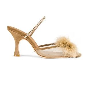 RAYE | Duke Heels In Nude Size 6 Revolve Feather Heels